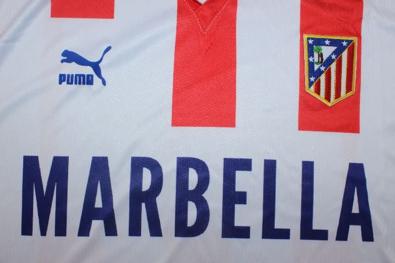AAA Quality Atletico Madrid 1991/92 Home Retro Soccer Jersey