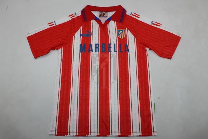 Atletico Madrid Soccer Jersey Home Retro Replica 1995/96 Atletico Madrid Soccer Jersey Home Retro Replica 1995/96