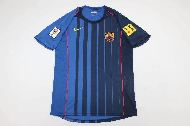Barcelona Soccer Jersey Away Retro Replica 2004/05