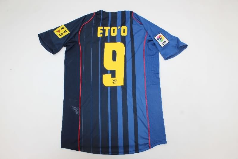 Barcelona Soccer Jersey Away Retro Replica 2004/05