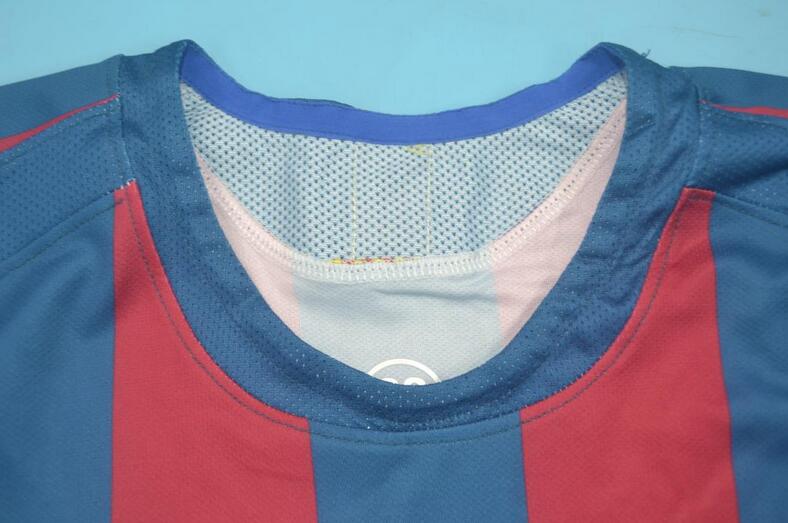 Barcelona Soccer Jersey Home UCL Retro Replica 2005/06