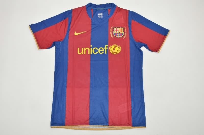 AAA Quality Barcelona 2007/08 Home Retro Soccer Jersey (Player)