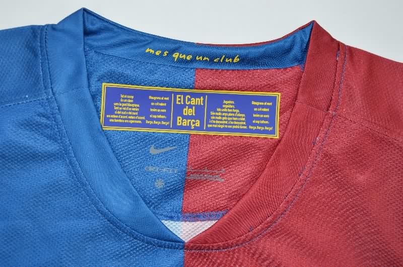 Barcelona Soccer Jersey Home Retro Replica 2008/09