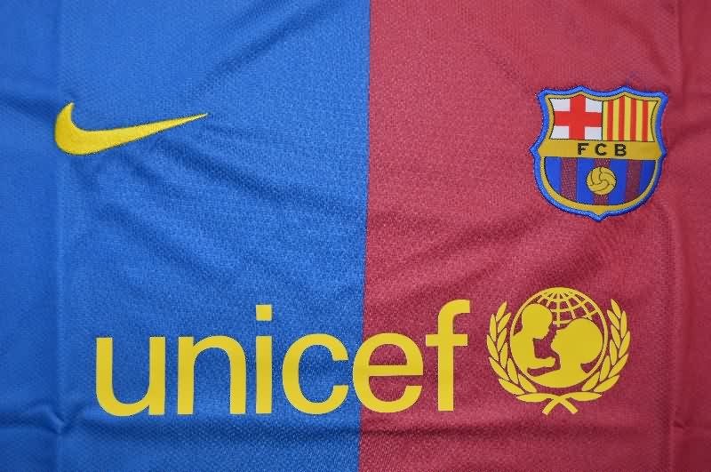 Barcelona Soccer Jersey Home Retro Replica 2008/09