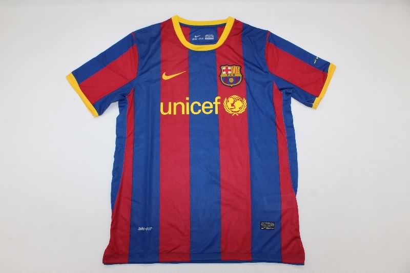 Barcelona Soccer Jersey Home Retro Replica 2010/11