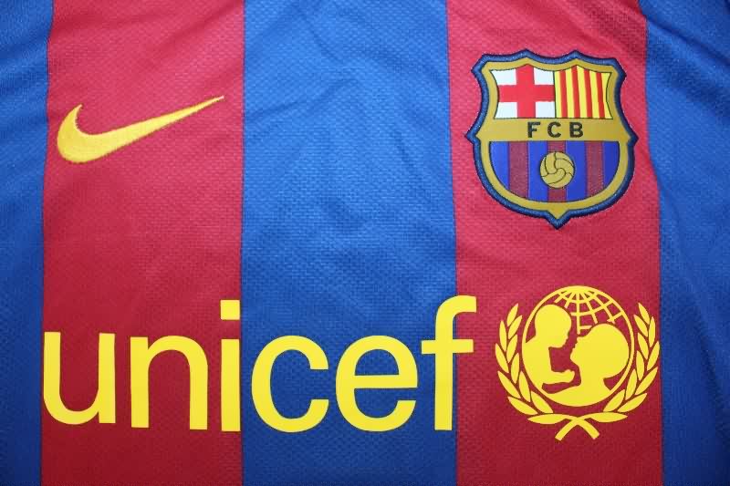 Barcelona Soccer Jersey Home Retro Replica 2010/11