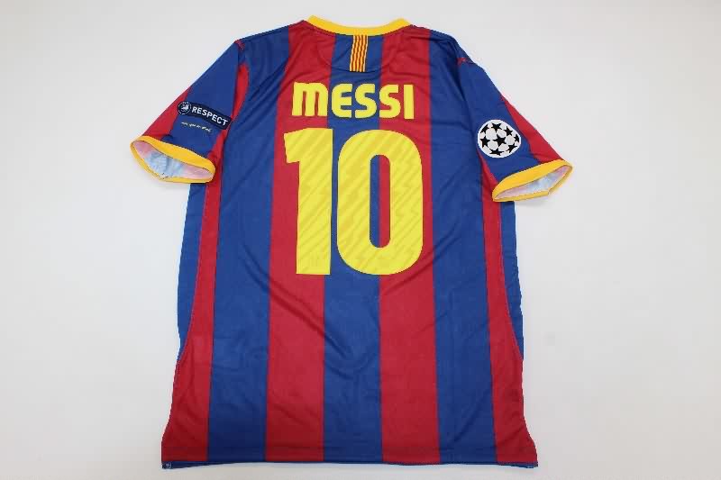 Barcelona Soccer Jersey Home Retro Replica 2010/11