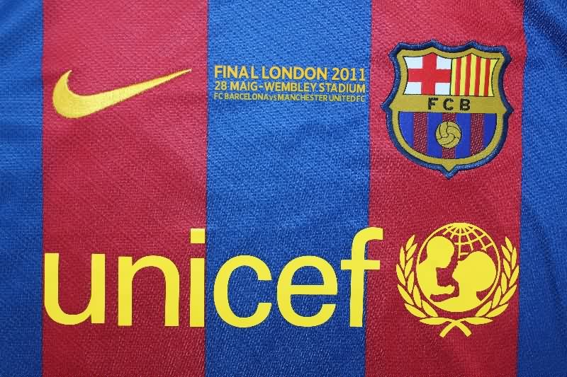 Barcelona Soccer Jersey Home Retro Replica 2010/11