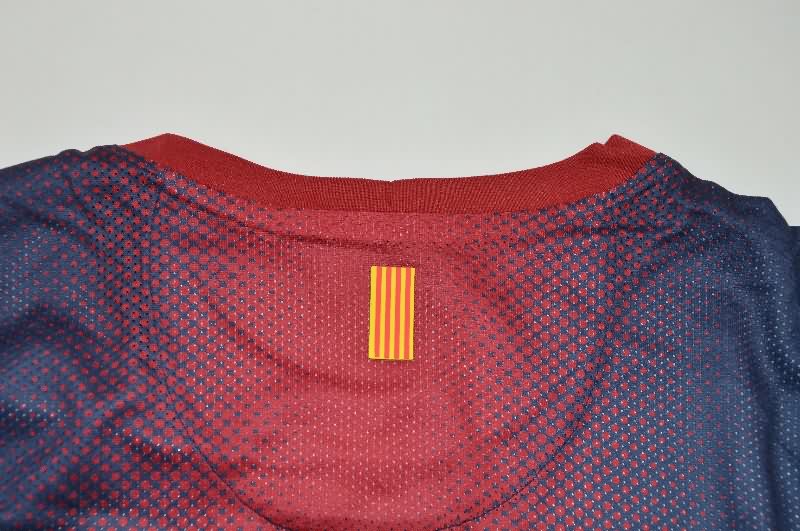 AAA Quality Barcelona 2012/13 Home Long Slevee Retro Soccer Jersey (Player)