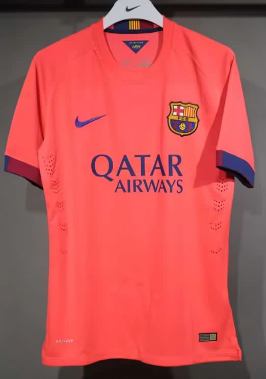 AAA Quality Barcelona 2014/15 Away Retro Soccer Jersey (Player)