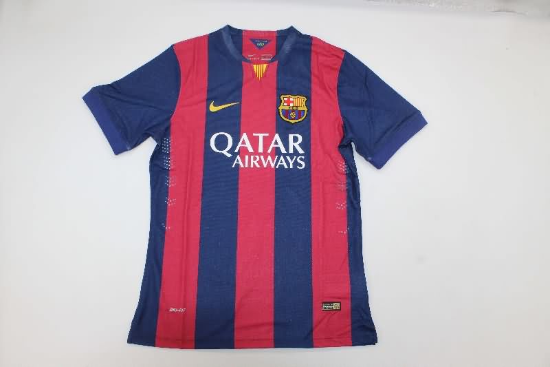 AAA Quality Barcelona 2014/15 Home Retro Soccer Jersey (Player)