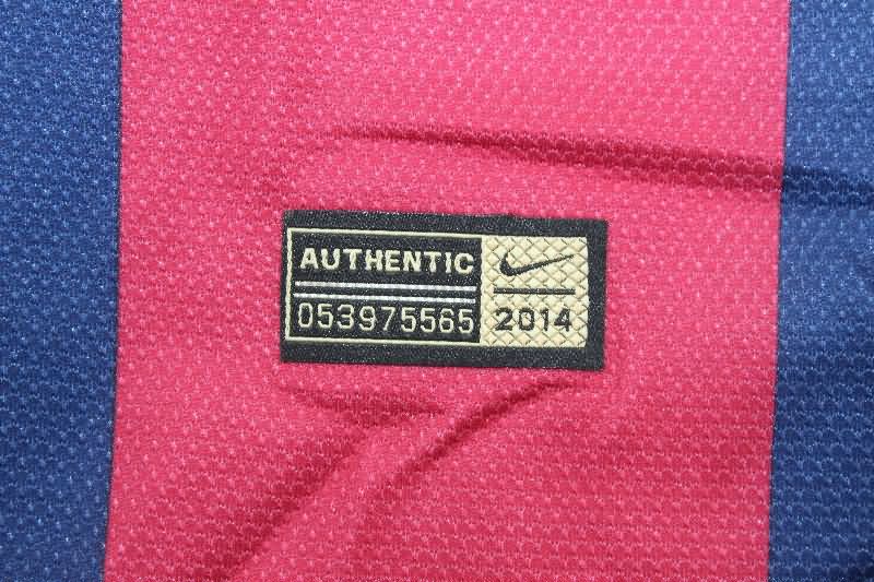 AAA Quality Barcelona 2014/15 Home Retro Soccer Jersey (Player)