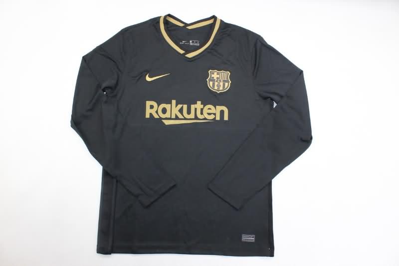 Barcelona Soccer Jersey Away Long Sleeve Retro Replica 2020/21