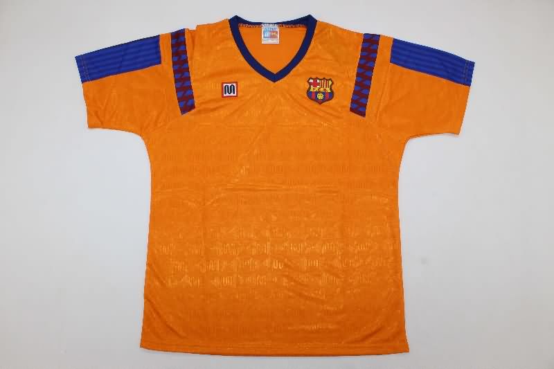 Barcelona Soccer Jersey Away Retro Replica 1991/92
