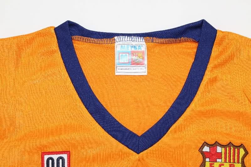 Barcelona Soccer Jersey Away Retro Replica 1991/92