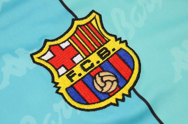 Barcelona Soccer Jersey Away Retro Replica 1995/97