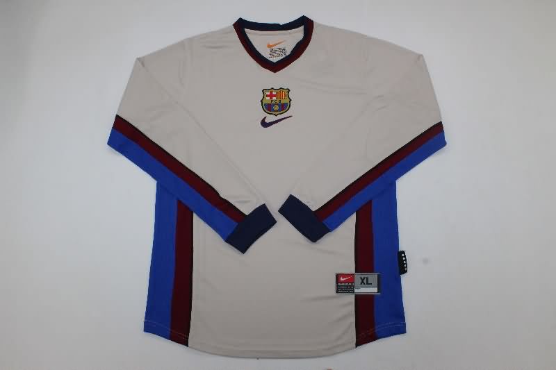 AAA Quality Barcelona 1999/2000 Away Long Sleeve Retro Soccer Jersey