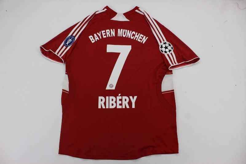 Bayern Munich Soccer Jersey Home Retro Replica 2007/08