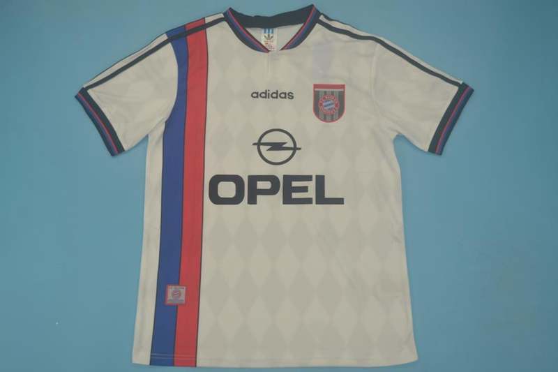 Bayern Munich Soccer Jersey Away Retro Replica 1995/96