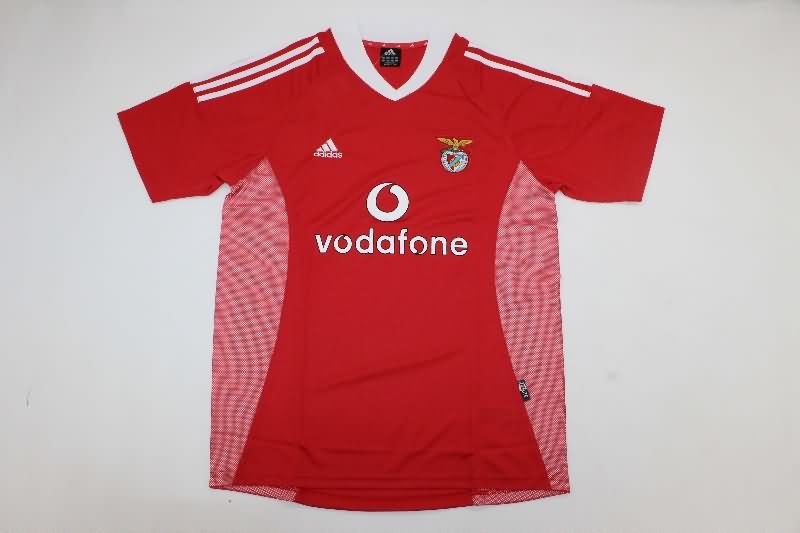 Benfica Soccer Jersey Home Retro Replica 2002/03