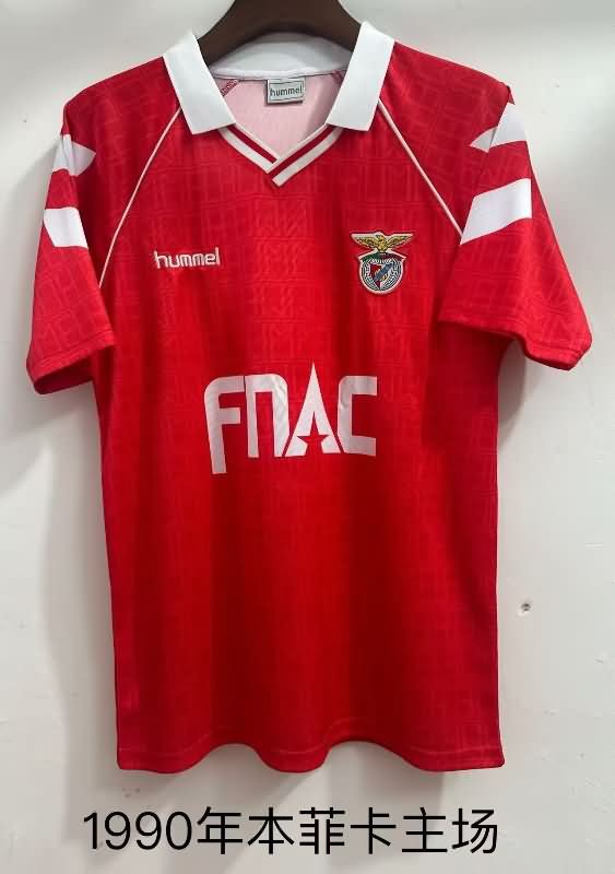 AAA Quality Benfica 1990/91 Home Retro Soccer Jersey