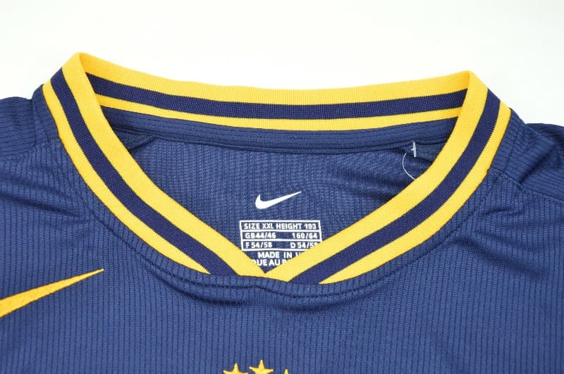 AAA Quality Boca Juniors 2006/07 Home Retro Long Sleeve Soccer Jersey