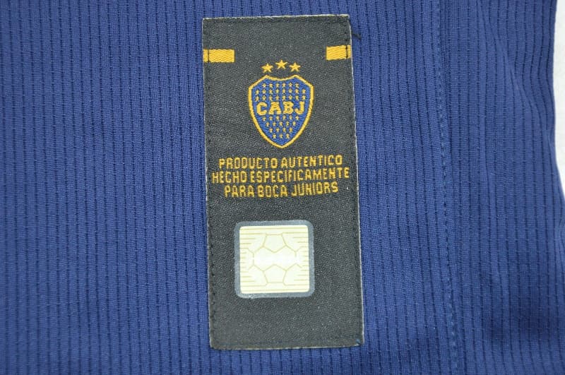 AAA Quality Boca Juniors 2006/07 Home Retro Long Sleeve Soccer Jersey