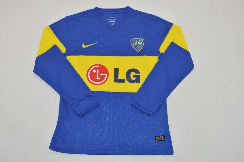 AAA Quality Boca Juniors 2011/12 Home Long Sleeve Retro Soccer Jersey