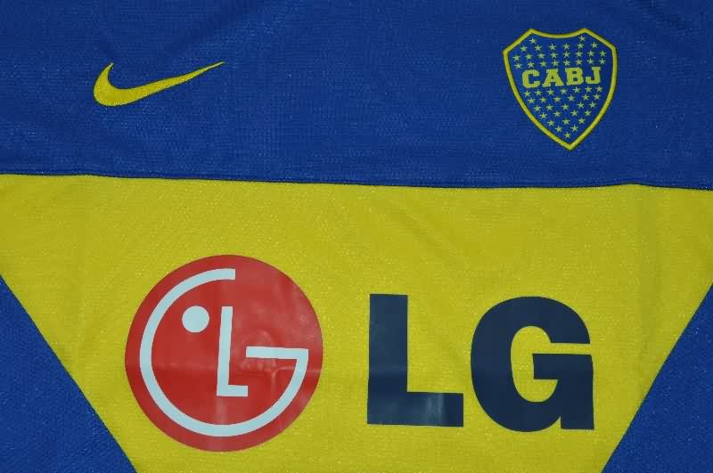 AAA Quality Boca Juniors 2011/12 Home Long Sleeve Retro Soccer Jersey