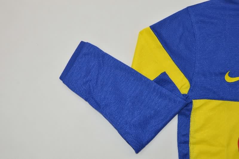 AAA Quality Boca Juniors 2011/12 Home Long Sleeve Retro Soccer Jersey