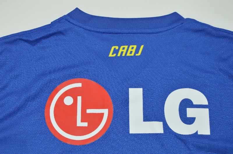 AAA Quality Boca Juniors 2011/12 Home Long Sleeve Retro Soccer Jersey