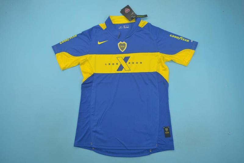 Boca Juniors Soccer Jersey Home Retro Replica 2005