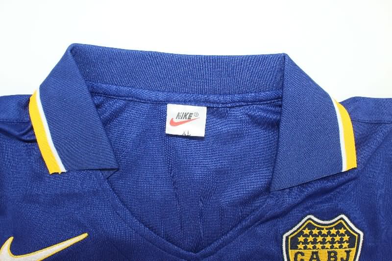 Boca Juniors Soccer Jersey Home Long Sleeve Retro Replica 1996/97