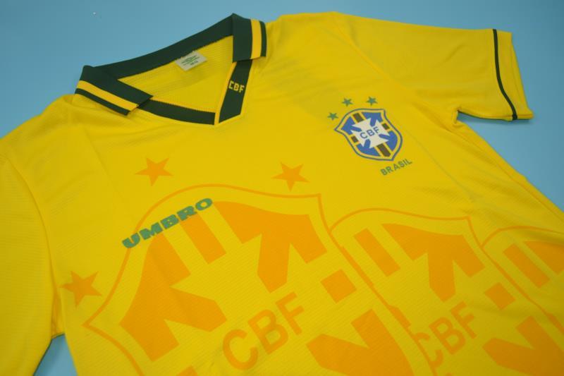 Brazil Soccer Jersey Home Retro Replica 1994