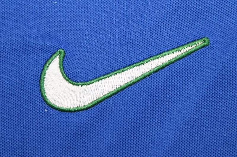 Brazil Soccer Jersey Away Long Sleeve Retro Replica 1998