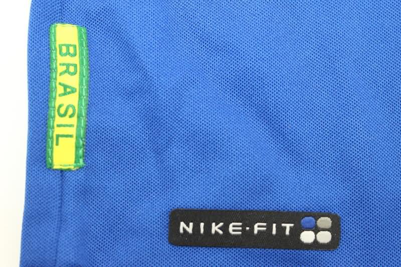 Brazil Soccer Jersey Away Long Sleeve Retro Replica 1998