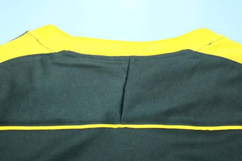 Brazil Soccer Jersey Goalkeeper Dark Green Retro Replica 1998