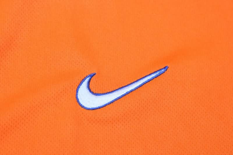 Brazil Soccer Jersey Goalkeeper Orange Retro Replica 1998