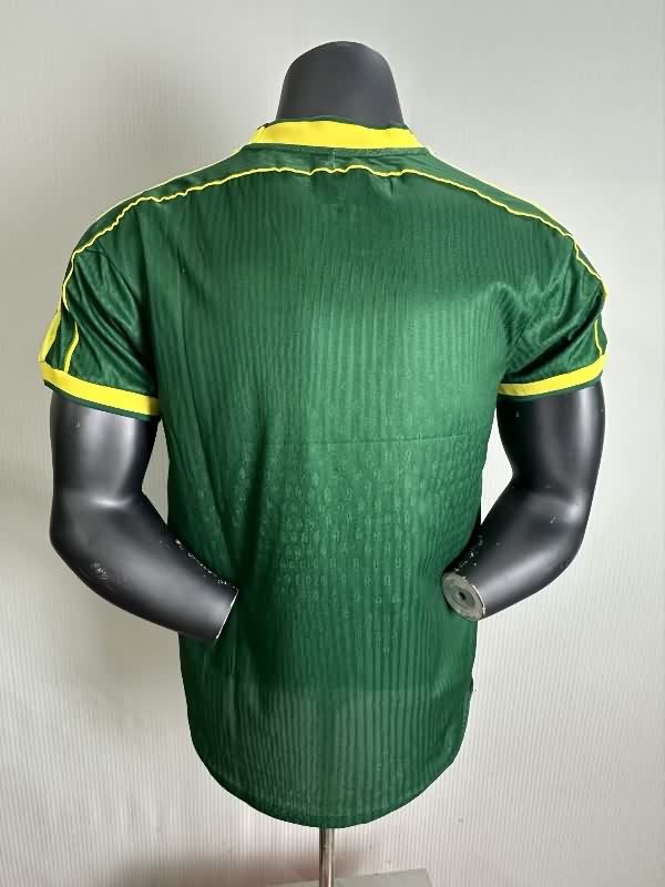 AAA Quality Brazil 1998 Green Retro Soccer Jersey (Player)
