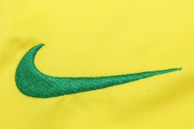 Brazil Soccer Jersey Home Long Sleeve Retro Replica 2002