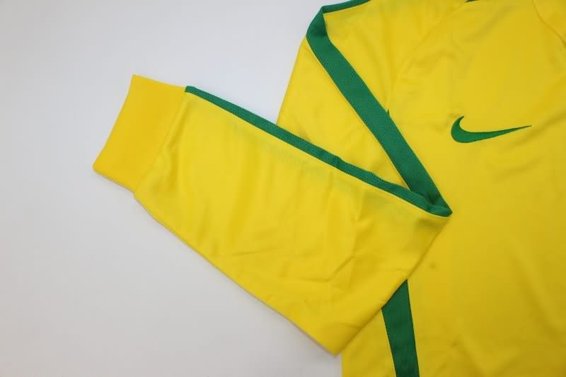 Brazil Soccer Jersey Home Long Sleeve Retro Replica 2002