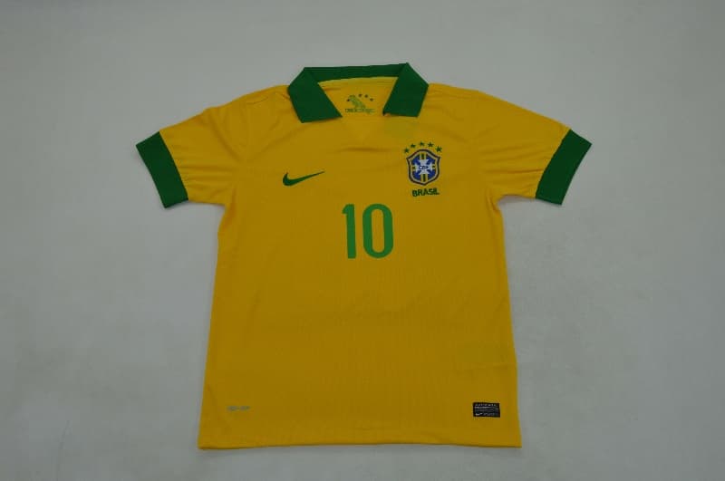 AAA Quality Brazil 2013 Home Retro Soccer Jersey