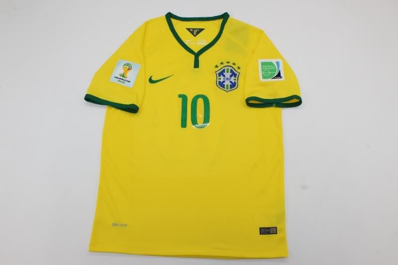 Brazil Soccer Jersey Home Retro Replica 2014