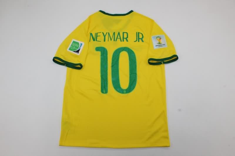 Brazil Soccer Jersey Home Retro Replica 2014