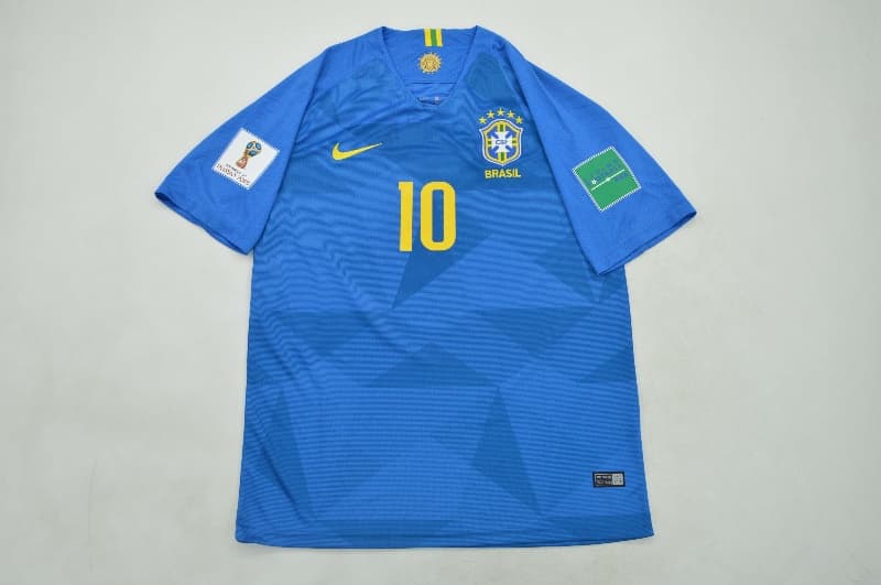 Brazil Soccer Jersey Away Retro Replica 2018