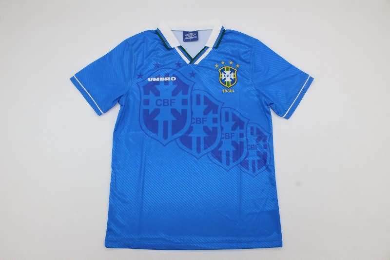 Brazil Soccer Jersey Away Retro Replica 1994/95