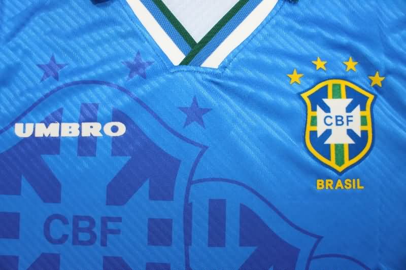 Brazil Soccer Jersey Away Retro Replica 1994/95