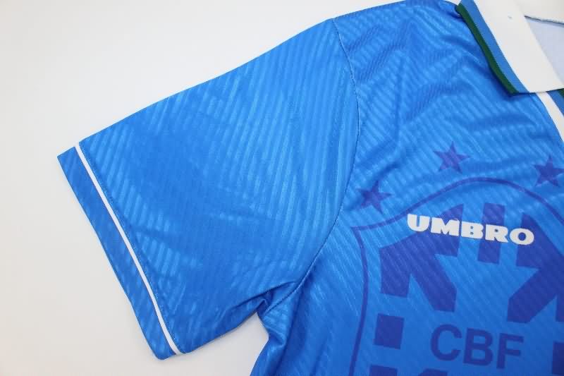 Brazil Soccer Jersey Away Retro Replica 1994/95