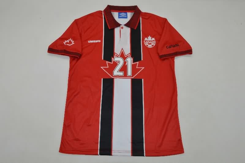 AAA Quality Canada 1998 Home Retro Soccer Jersey