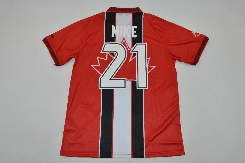 AAA Quality Canada 1998 Home Retro Soccer Jersey